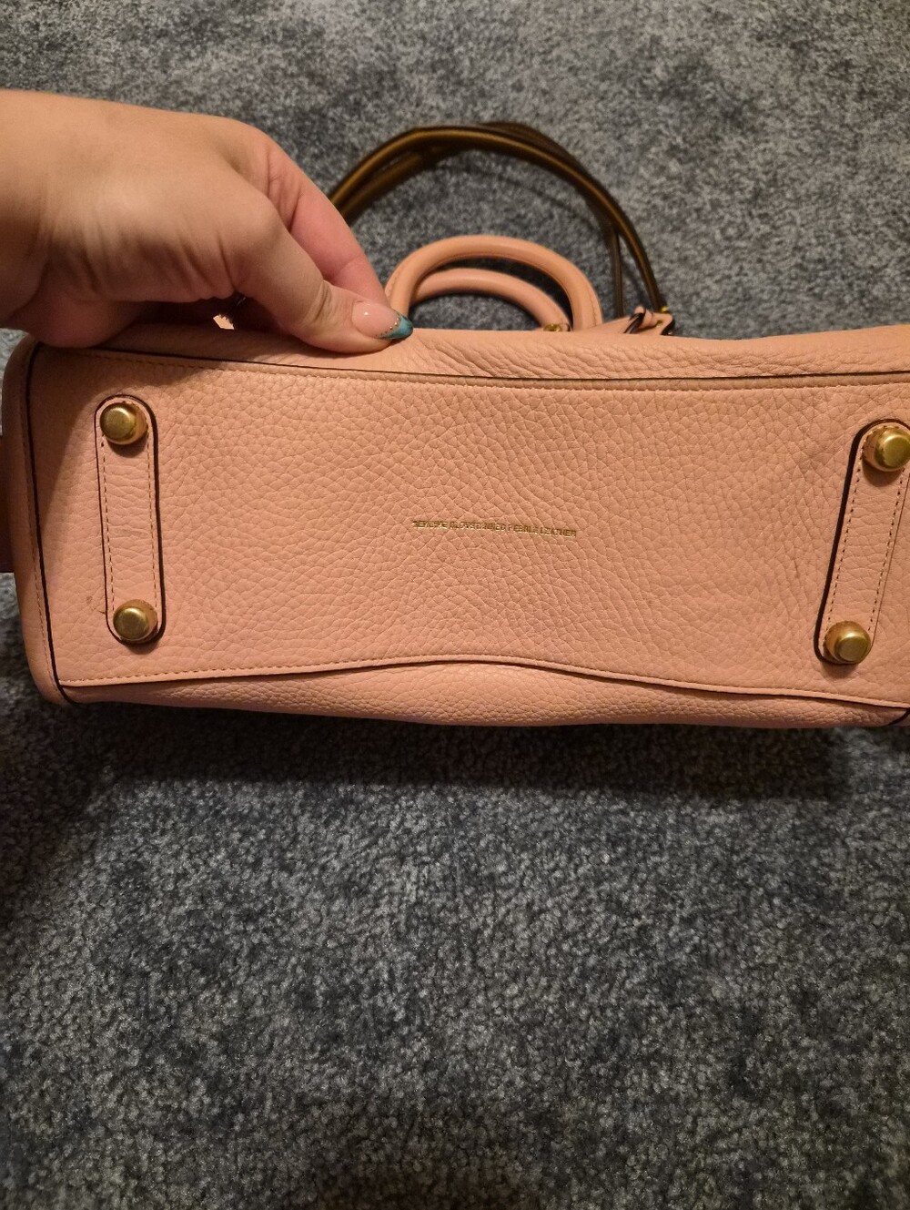 Coach Pebbled Leather Rogue Satchel with Gold Hardware PEONY - Picture 2 of 9